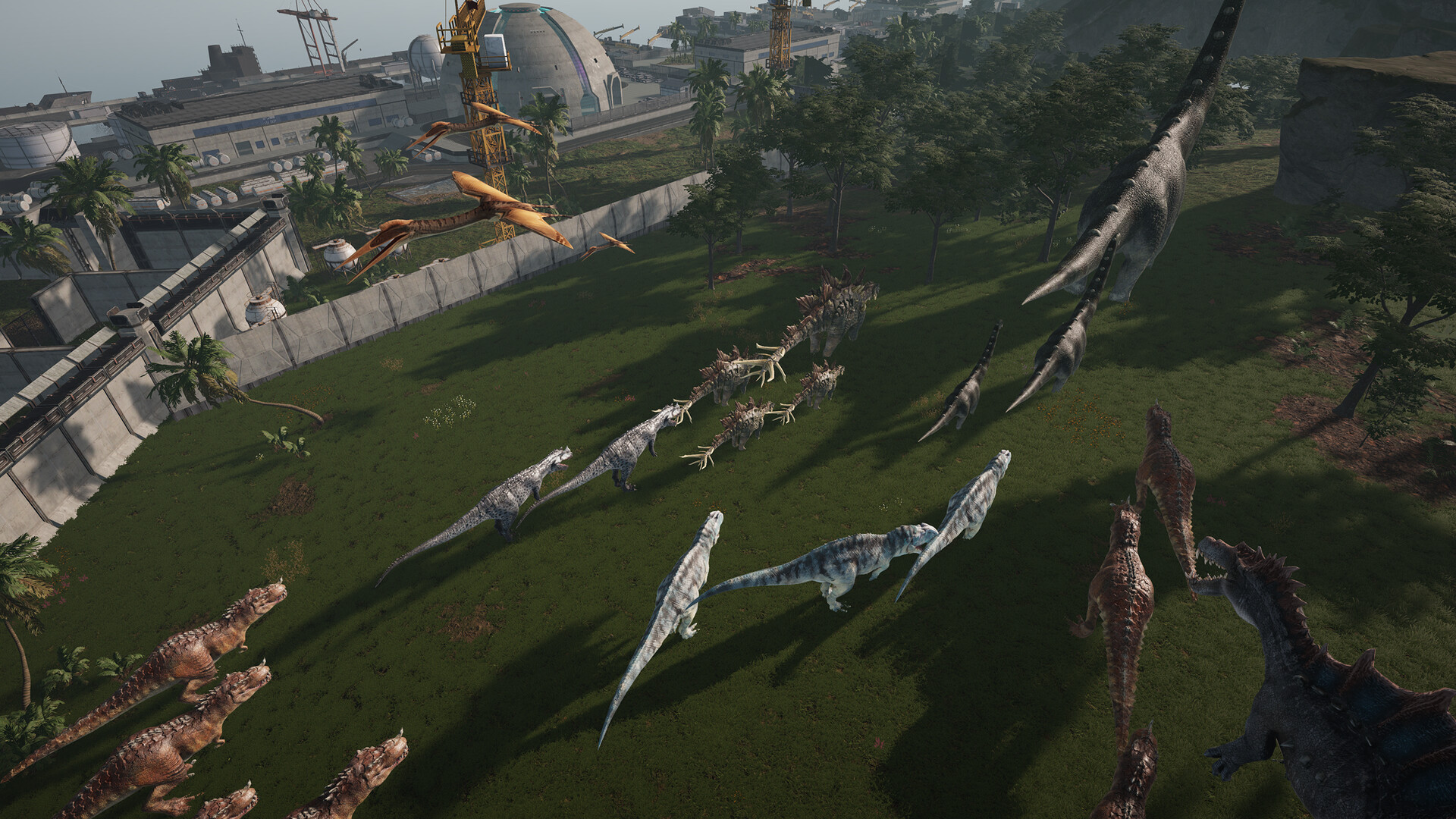 恐龙岛游戏截图-机械霸王龙战斗场景